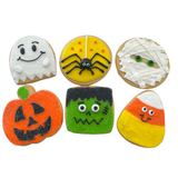 A Dozen Decorated Halloween Cookies