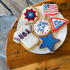 A Dozen Decorated 4th Of July Cookies