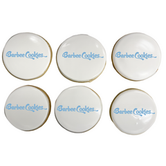 One Half Dozen Printed Company Logo Cookies (Shippable)