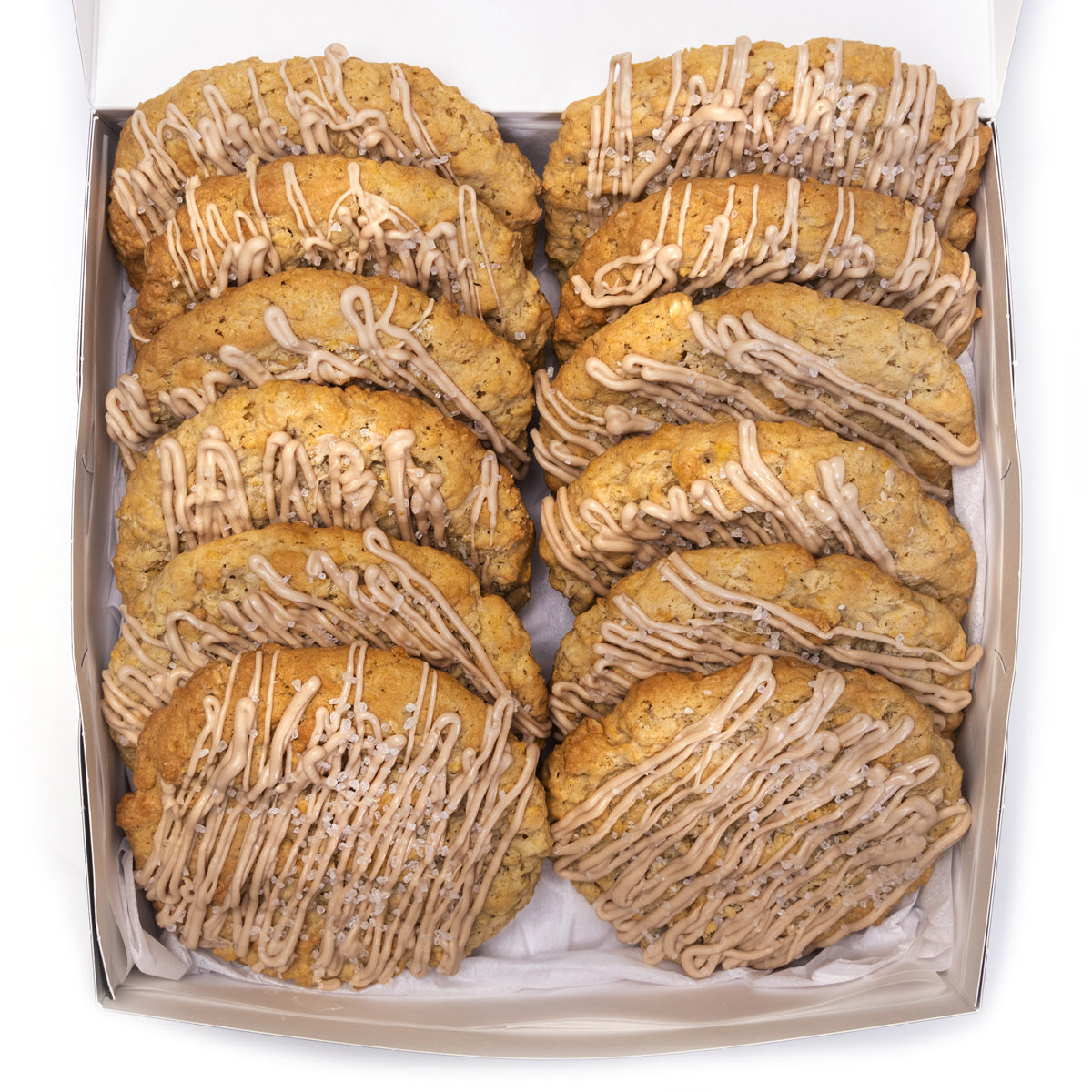 A Dozen Salted Caramel Cornflake Cookies