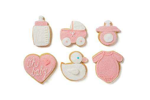 A Dozen Decorated Baby Shower Cookies