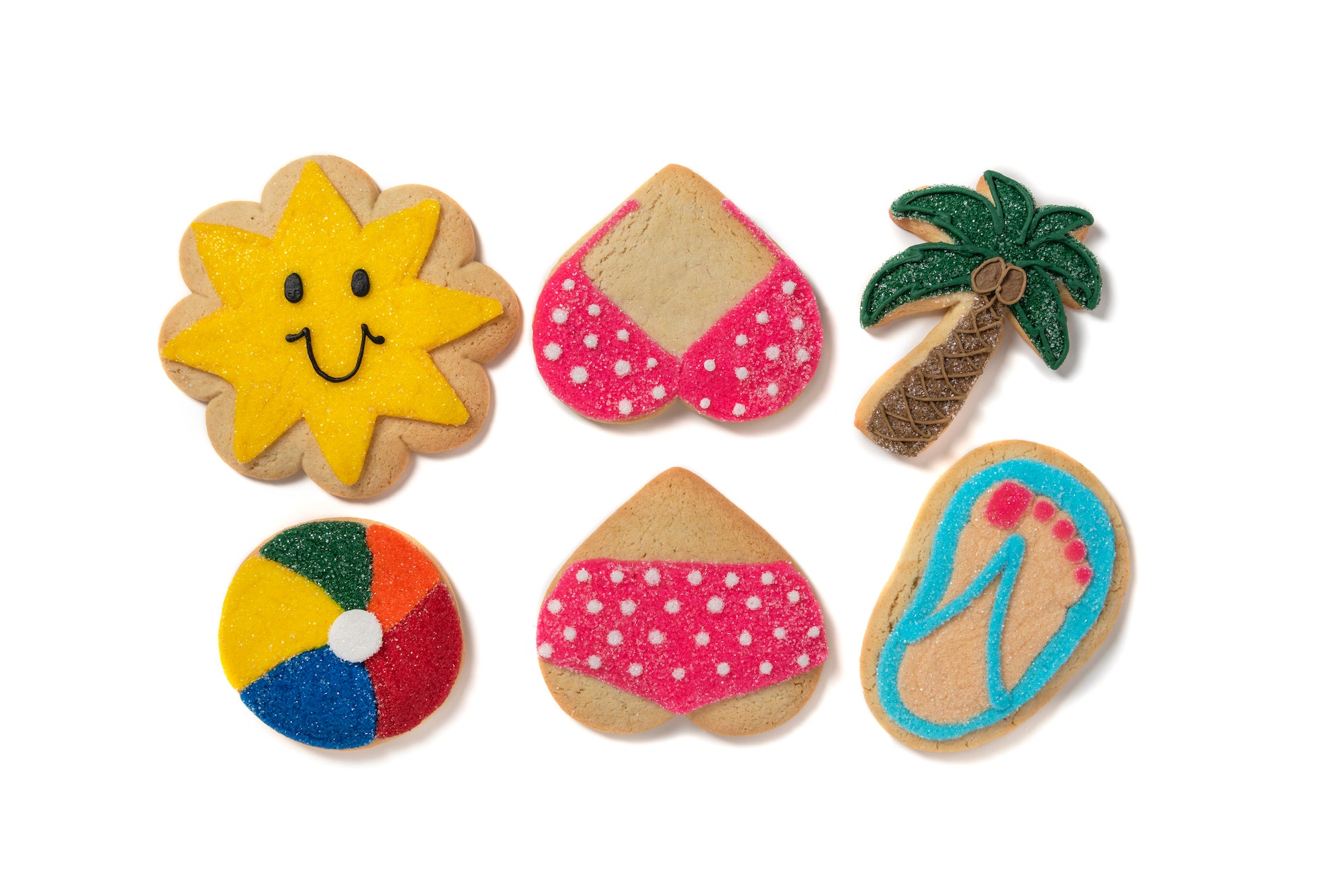 A Dozen Decorated Summer Cookies