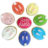 8 Decorated Easter Peep Cookies