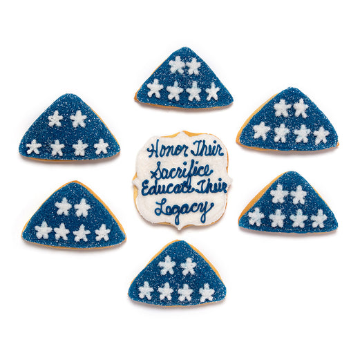 Seven Decorated "Folds of Honor" Cookies