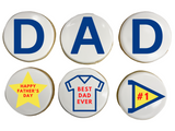 Half Dozen Printed Father's Day Set