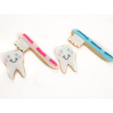 A Dozen Decorated Dental Health Cookies