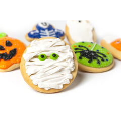 A Dozen Decorated Halloween Cookies