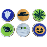 Half Dozen Printed Halloween Cookies