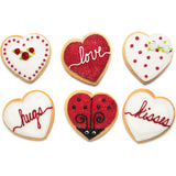A Dozen Decorated Valentine's Day Cookies