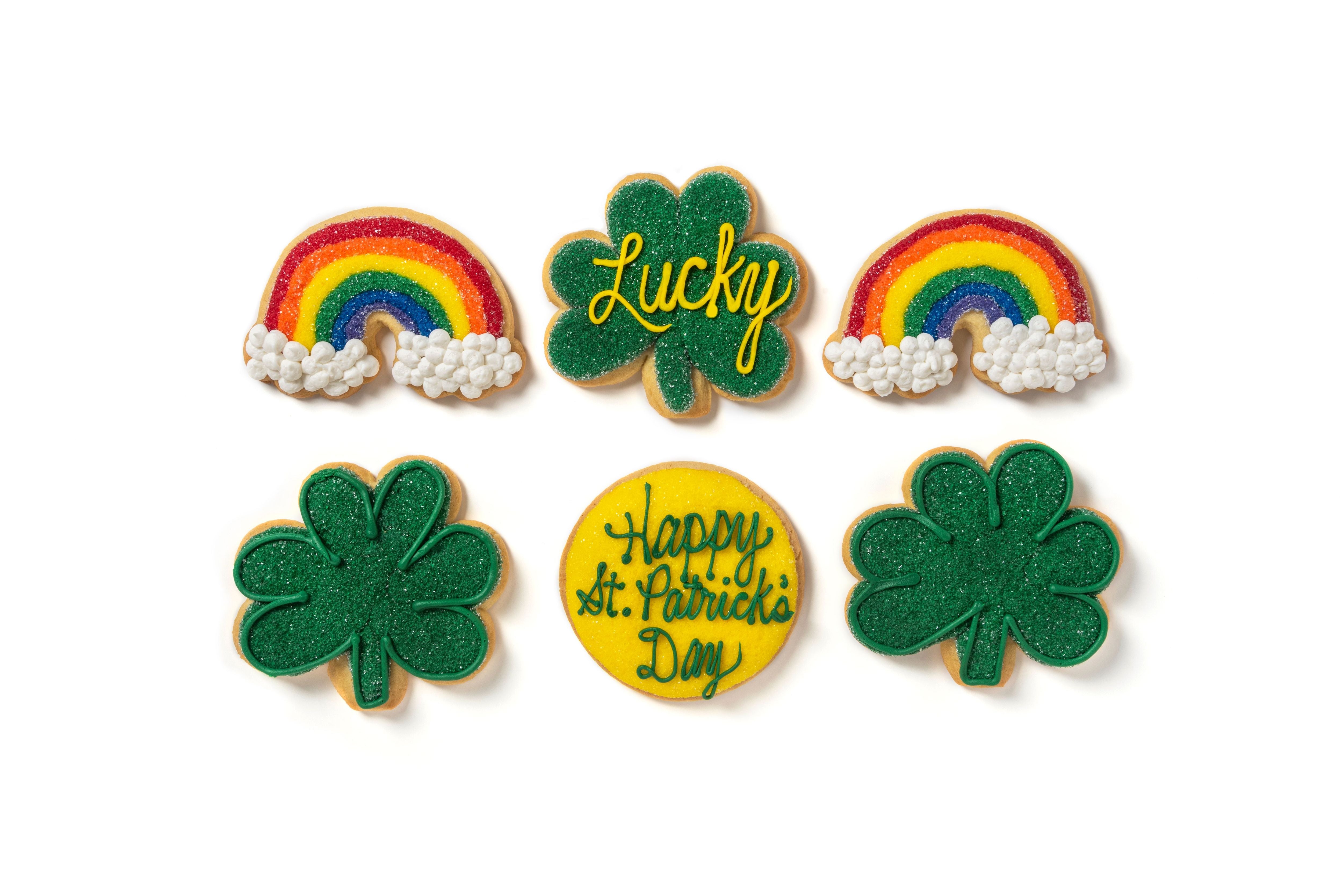 A Dozen Decorated Saint Patrick's Day Cookies